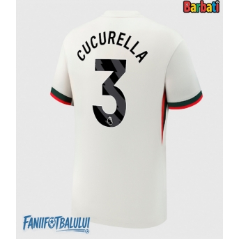 Chelsea Marc Cucurella #3 Tricou Fotbal Replică 2025-26 Barbati Deplasare